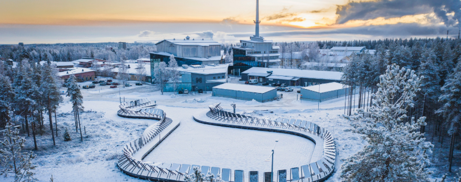 Bild på solvåg- en forskningsanläggning, solcellspark och mötesplats i Piteå.