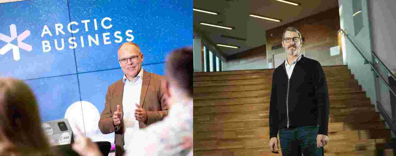 Jens Lundström, VD på Arctic Business och Ulf Westerberg, innovationsledare Piteå Science Park